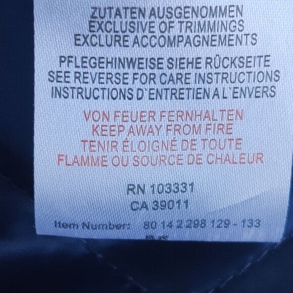 BMW Men’s Jacket Size Large Tan Insulated Beige Khaki Tactical Lined Field Coat - Picture 14 of 16